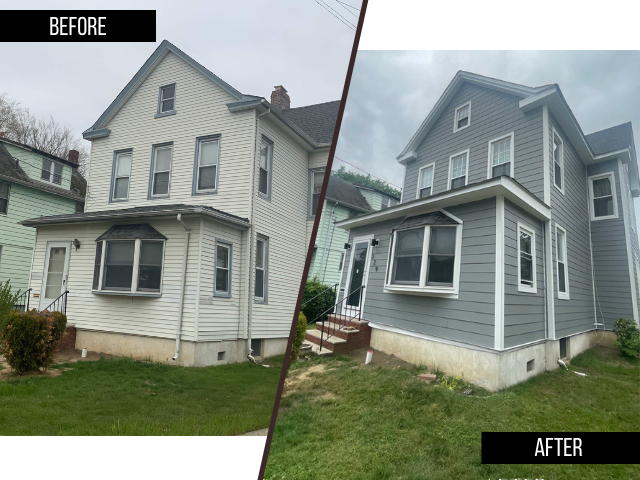 Before and After Siding Makeover